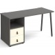 Sparta Straight A Frame Desk With Pedestal 